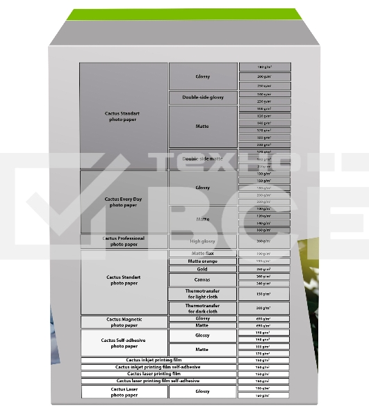 Фотобумага Cactus CS-MA6180500 A6/180г/м2/500л./белый матовое для струйной печати