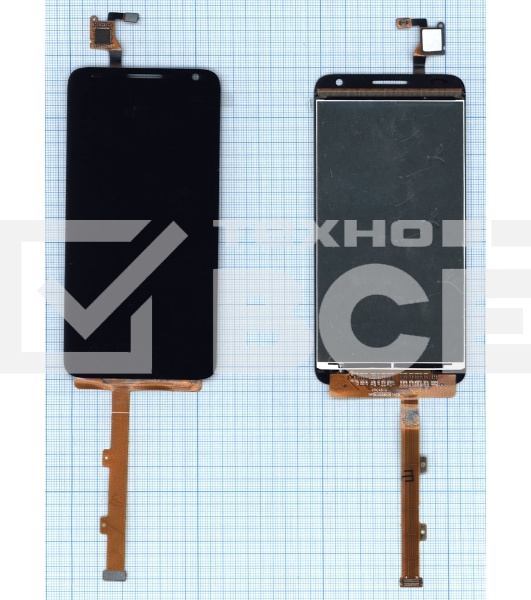 Дисплей для Alcatel Idol 2 mini S 6036Y черный