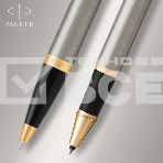 Набор ручек Parker IM Core TK223 (CW2093217) Brushed Metal GT подар.кор. ручка роллер, ручка шариковая сменный стержень 1стерж. кругл., фото6