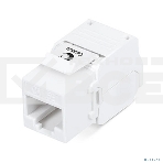 Модуль универсальный Cabeus, keystone, 1хRJ45(8P8C), Toolless, кат. 5е, неэкр., белый, фото 1