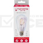 Лампа филаментная Thomson E27,  эдисон, 9Вт, 6500К, белый холодный,  TH-B2342, 1 шт., фото3