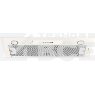 Встраиваемая вытяжка Kuppersberg INLINEA 70 CX ширина 70 см, отвод/рециркуляция, 1300 м3.ч, кремовый/нержавеющая сталь