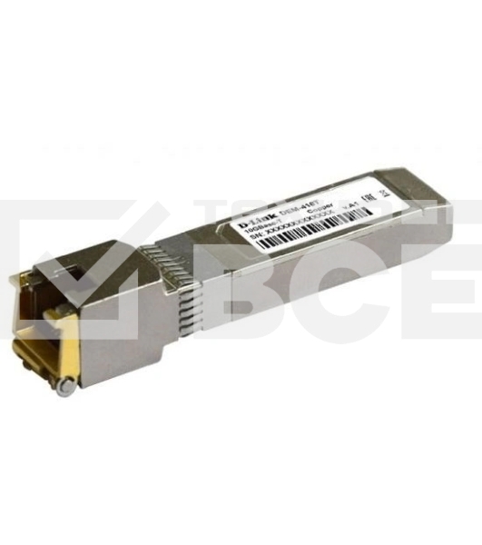 Трансивер D-Link 410T/A2A SFP+ с 1 портом 10GBase-T (до 80 м)