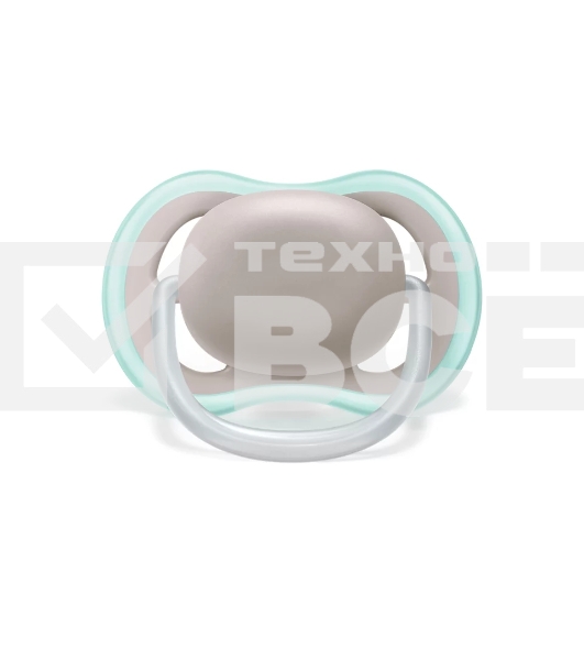 Пустышка Philips Avent ultra air, бежевая без рисунка, 18+ мес., 1 шт.