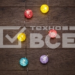 Тайские фонарики Neon-night Фейерверк 5 м, 25 LED, прозрачный ПВХ, теплый белый, питание USB, фото6