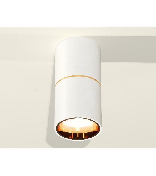 Светильник Ambrella Light XS6301082 SWH/PYG белый песок/золото желтое полированное MR16 GU5.3 (C6301, A2062, N6113)