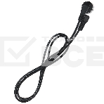 Кабель компьютер - розетка угловой 220V <1.8м> (Европейский стандарт) <TP021DA-1.8-BK>, фото4