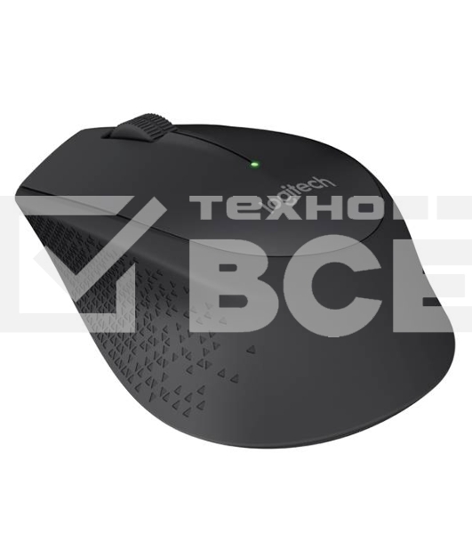 Мышь беспроводная Logitech M280 черный, 1000 dpi, радиоканал, USB, кнопки - 3
