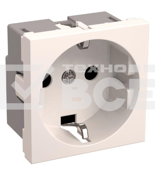 Розетка Iek (CKK-40D-RSZB2-K01-K) РКС-20-30-П-К Розетка с з/к 2к (на 2 модуля) ПРАЙМЕР белая