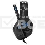 Гарнитура проводная игровая CROWN CMGH-2001 Black&blue, фото3