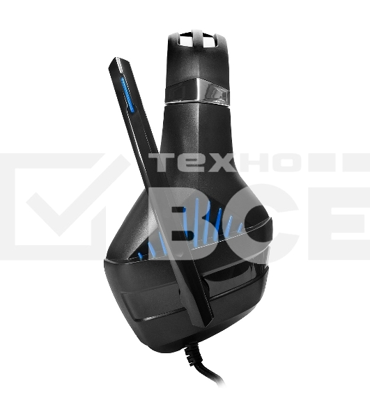 Гарнитура проводная игровая CROWN CMGH-2001 Black&blue