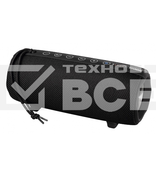 Колонка портатитвная Hyundai H-PAC340 черный 20W 1.0 BT/3.5Jack/USB 10м 5000mAh