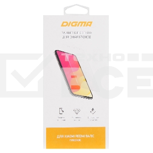 Защитное стекло для экрана Digma для Xiaomi Redmi 9A/9C прозрачная 1шт. (DGG1XR9ACA)