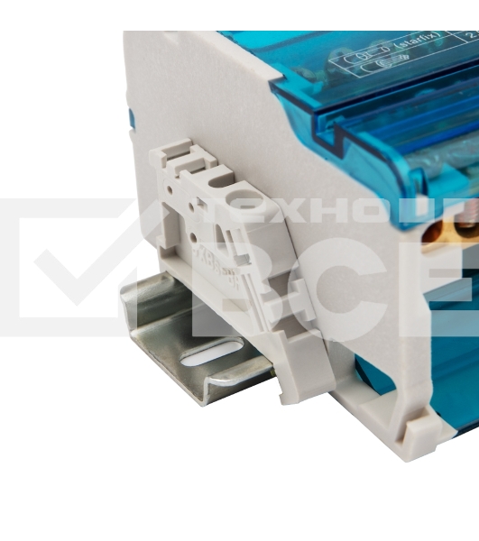 Ограничитель на DIN-рейку (пластик) Rexant (пакет 10 шт./уп.)