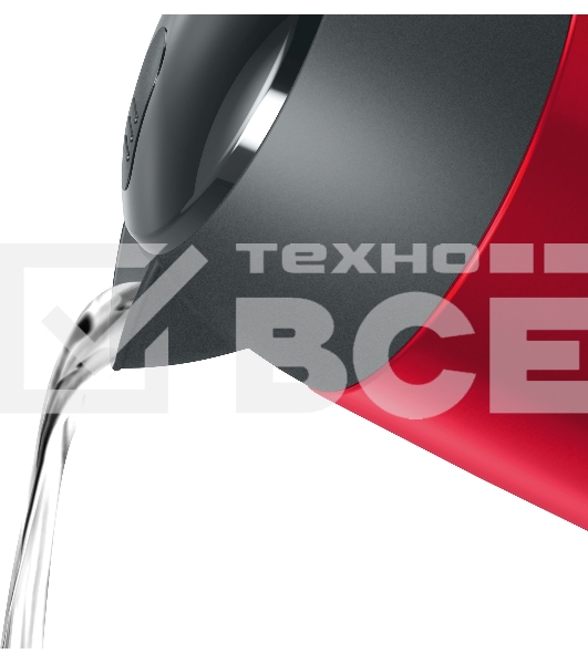 Чайник электрический Bosch TWK3P424 1.7л. 2400Вт красный (корпус: нержавеющая сталь)