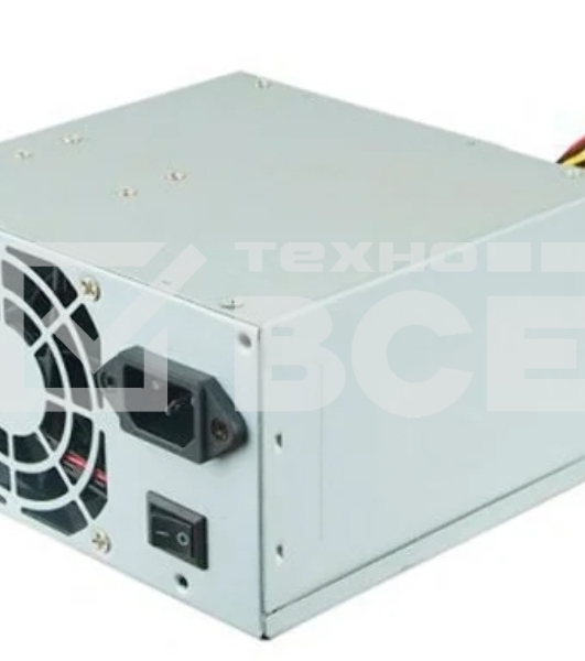 Блок питания Power Supply Foxline, 450Вт, 80мм, серебряный