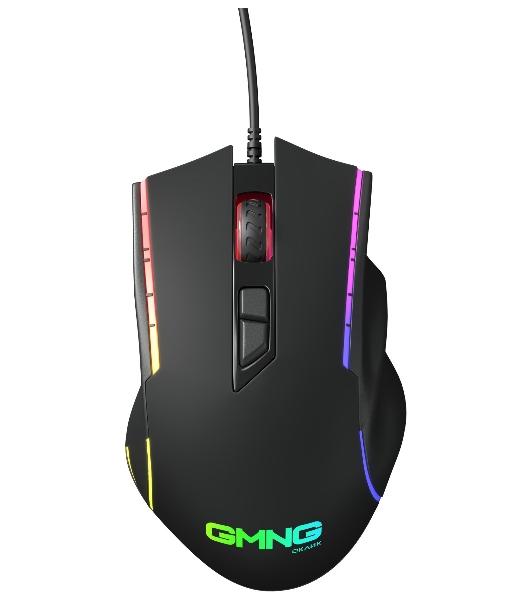 Мышь проводная GMNG 950GM черный, 7200 dpi, USB, кнопки - 8