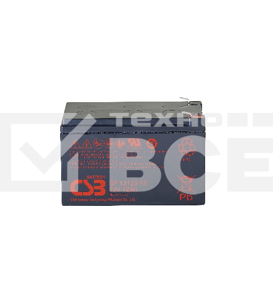 Батарея CSB GP 12120 (12V 12Ah) F2