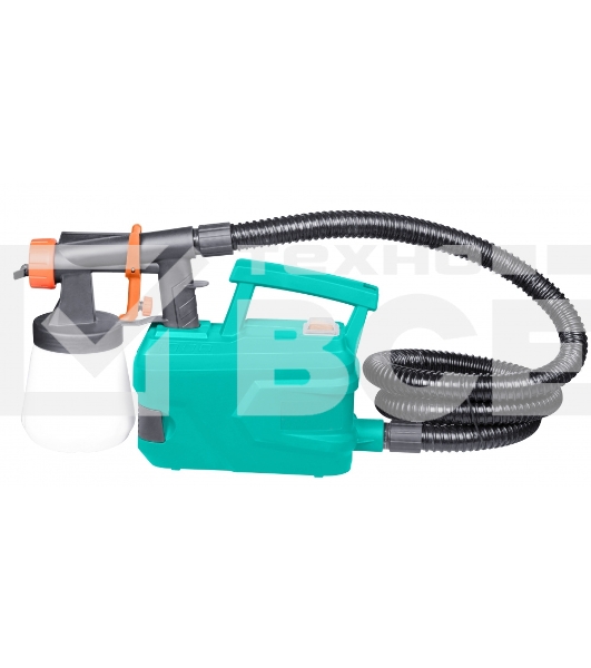 Краскопульт электрический Sturm SG9660B, 600Вт, 1100 мл/мин, бак на поясе, HVLP, С ТУРБИНОЙ SG9660B