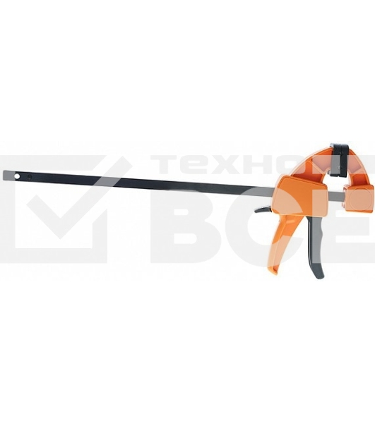 Струбцина быстрозажимная Sturm! 1078-08-45, 450мм, резиновые накладки, 70-100кгс, сжим-разжим