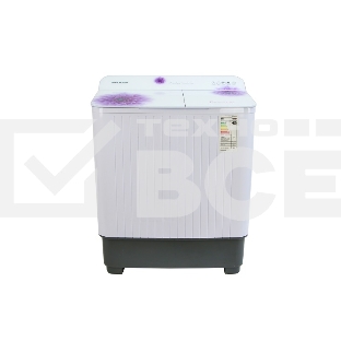 Стиральная машина Willmark WMS-85G (загрузка белья 8,5кг,1350 об/мин,стекл .крыш, насос.)Белое стекло, фиолетовые цветы
