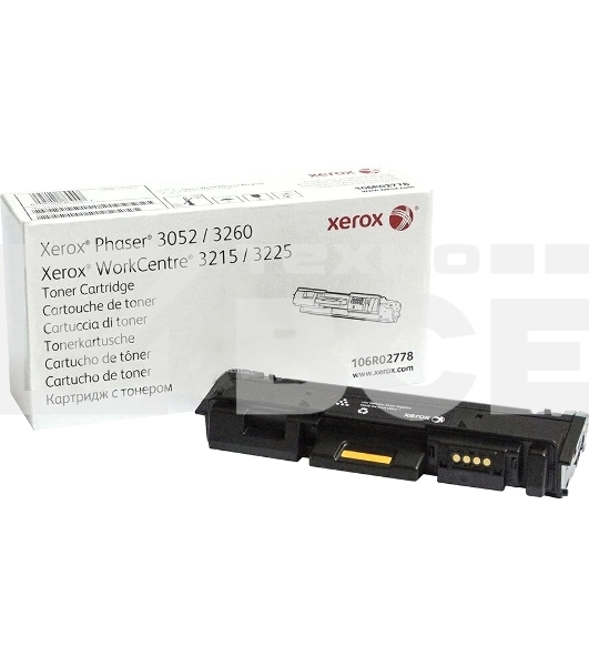 Картридж лазерный Xerox 106R02778 черный для Xerox Ph 3052/3260/WC 3215/3225 3000 стр.(Channels)