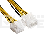 Удлинитель кабеля питания материнской платы +12V ExeGate EX-EXT-8M8F-0.5 (8pin EPS12V M/8pin EPS12V F, 0,5м), фото3