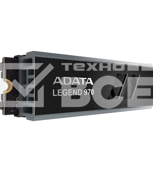 Накопитель SSD ADATA LEGEND 970, 2Tb, PCIe 5.0 x4, M.2 2280, NVMe, R/W 10000/10000, с радиатором