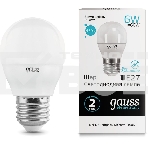 Лампа GAUSS LED Elementary Globe 6W E27 4100K арт. 53226, фото3