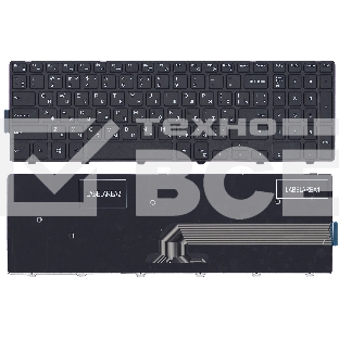 Клавиатура для ноутбука Dell Inspiron 15-5000 5547 5521 5542 черная с рамкой