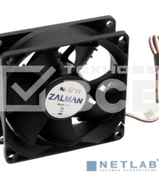 Вентилятор для корпуса Zalman ZM-F1 PLUS (SF) черный, 80 мм, 2000 об/мин, 23 дБ, 3 pin