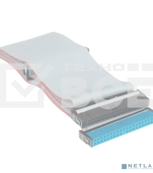 Шлейф IDE UDMA66/100/133 Cablexpert CC-EIDE/66, 2 устр., 80 жил, 48см, пакет