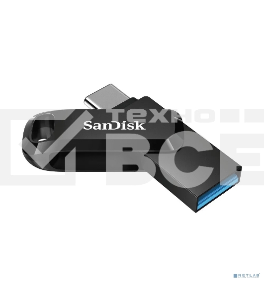 Флеш диск Sandisk 512Gb Ultra Dual Drive Go SDDDC3-512G-G46 USB3.1 черный