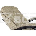 Кресло руководителя Бюрократ T-9950MSG-F Fabric песочный Light-21, крестов. пластик, подст. для ног, фото7