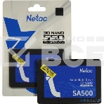 Накопитель SSD Netac SA500, 240Gb, SATA, 2.5