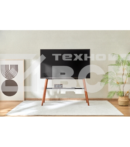 Подставка для телевизора Cactus CS-ST3647BKWN черный/орех 49