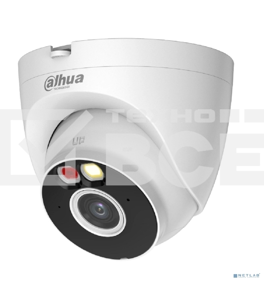 Камера видеонаблюдения IP Dahua DH-IPC-T3AP-PV-0280B Wi-Fi 2.8-2.8мм цв.