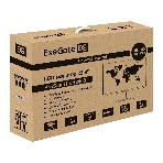 Монитор 23.8' 100 Гц ExeGate ProSmart EH2400 (IPS LED Grade A+, FHD, 1920x1080@100Hz, 16:9, 250cd/m2, 1500:1, 178°/178°, 3-5ms, D-Sub, HDMI, FreeSync, Flicker-free, Low Blue Light, HDMI cable 1.5m, VESA, регулировка наклона (tilt), black), фото 1