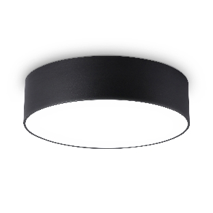 Потолочный светодиодный светильник Ambrella light FV5518 BK черный LED 18W 4200K D160*58 (Без ПДУ)