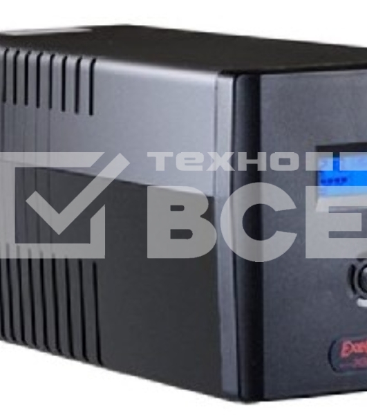 Источник бесперебойного питания ExeGate EP212519RUS Power Smart ULB-1000 LCD <1000VA, Black, 4 евророзетки, USB>