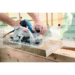 Пила циркулярная BOSCH GKS 55+ GCE (0.601.682.100)1350Вт 2100-4700об/мин 90°/45°- 63/47мм 3.8кг, фото3