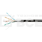 Кабель SkyNet Premium FTP outdoor 4x2x0,51, медный, FLUKE TEST, кат.5e, однож., 305 м, box, черный, фото 1