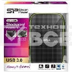 Внешний жесткий диск Silicon Power USB 3.0 4Tb SP040TBPHDA60S3K A60 Armor 2.5