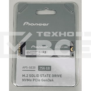 Накопитель SSD Pioneer APS-SE20-256, 256GB, M.2 2280, PCIe 3.0 x4, NVMe, R/W 2100/1600