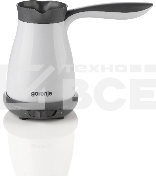 Электрическая турка Gorenje TCM330W белый, исп. кофе - молотый, 0.33 л, 550 Вт.