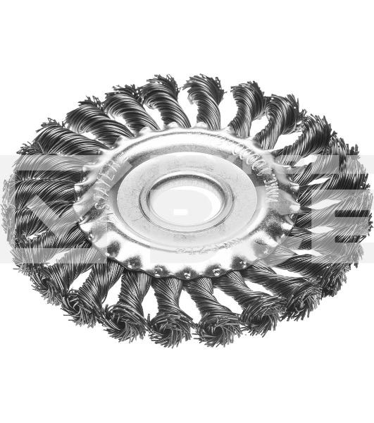 Кордщетка STAYER 35120-125 дисковая для УШМ плетенные пучки проволоки 0.5мм 125мм/22мм