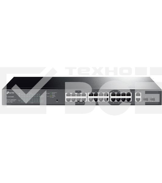 Коммутатор TP-Link TL-SG1428PE Easy Smart 28?портовый гигабитный коммутатор с 24 портами PoE+ SMB
