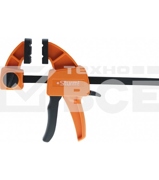 Струбцина быстрозажимная Sturm! 1078-08-45, 450мм, резиновые накладки, 70-100кгс, сжим-разжим