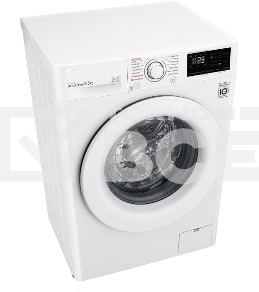Стиральная машина LG F2V3GS3W белый, загрузка фронтальная 8,5 кг, 1200 об/мин., класс: А