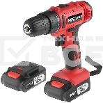 Дрель аккумуляторная Hiper 12В, 30Нм, 2Ач, 2 скорости, 2 акк, Li-ion, БЗП 10мм, кейс, фото2